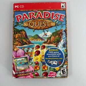Paradise Quest Galapagos PC CD Rom Matching Game